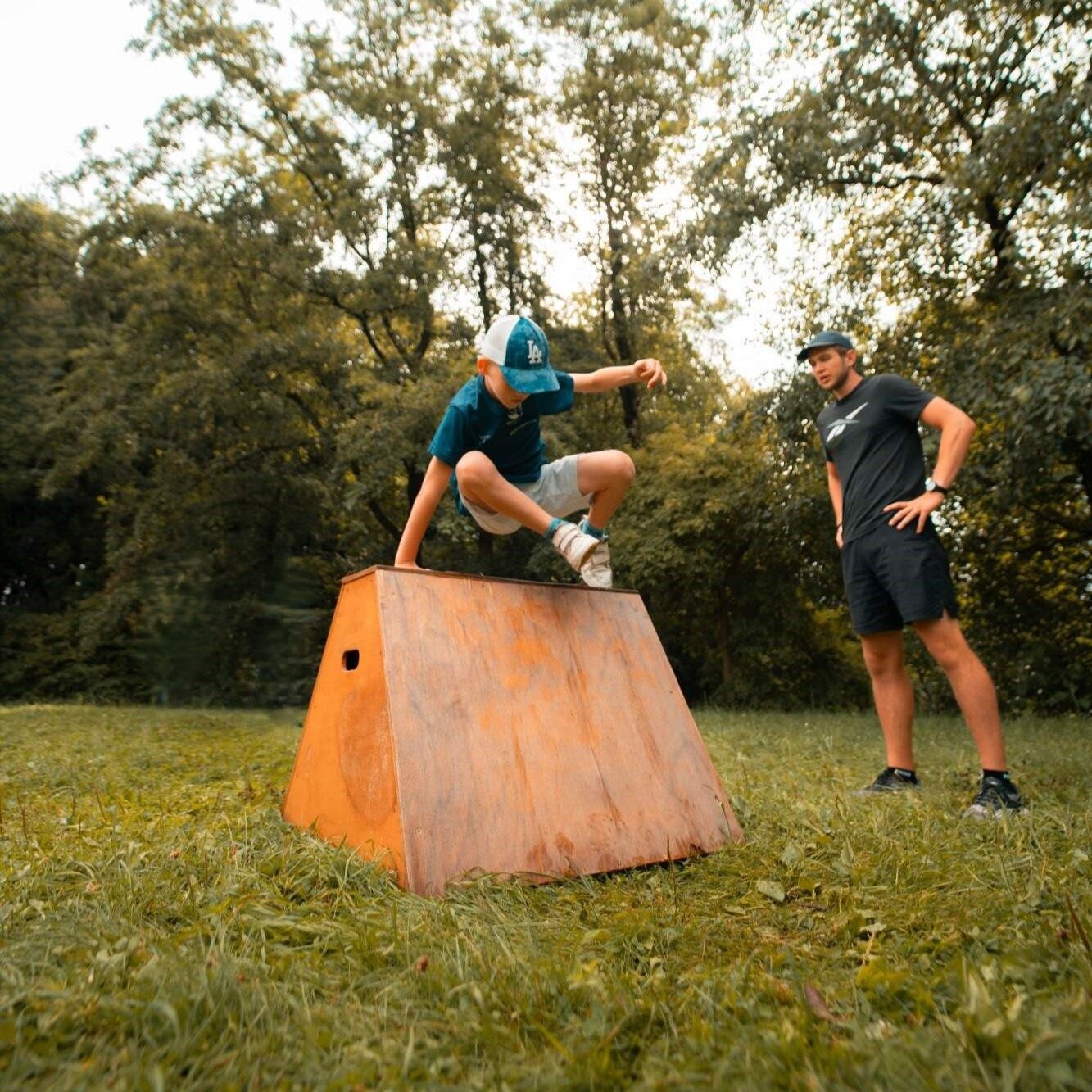 Individuální trénink parkouru