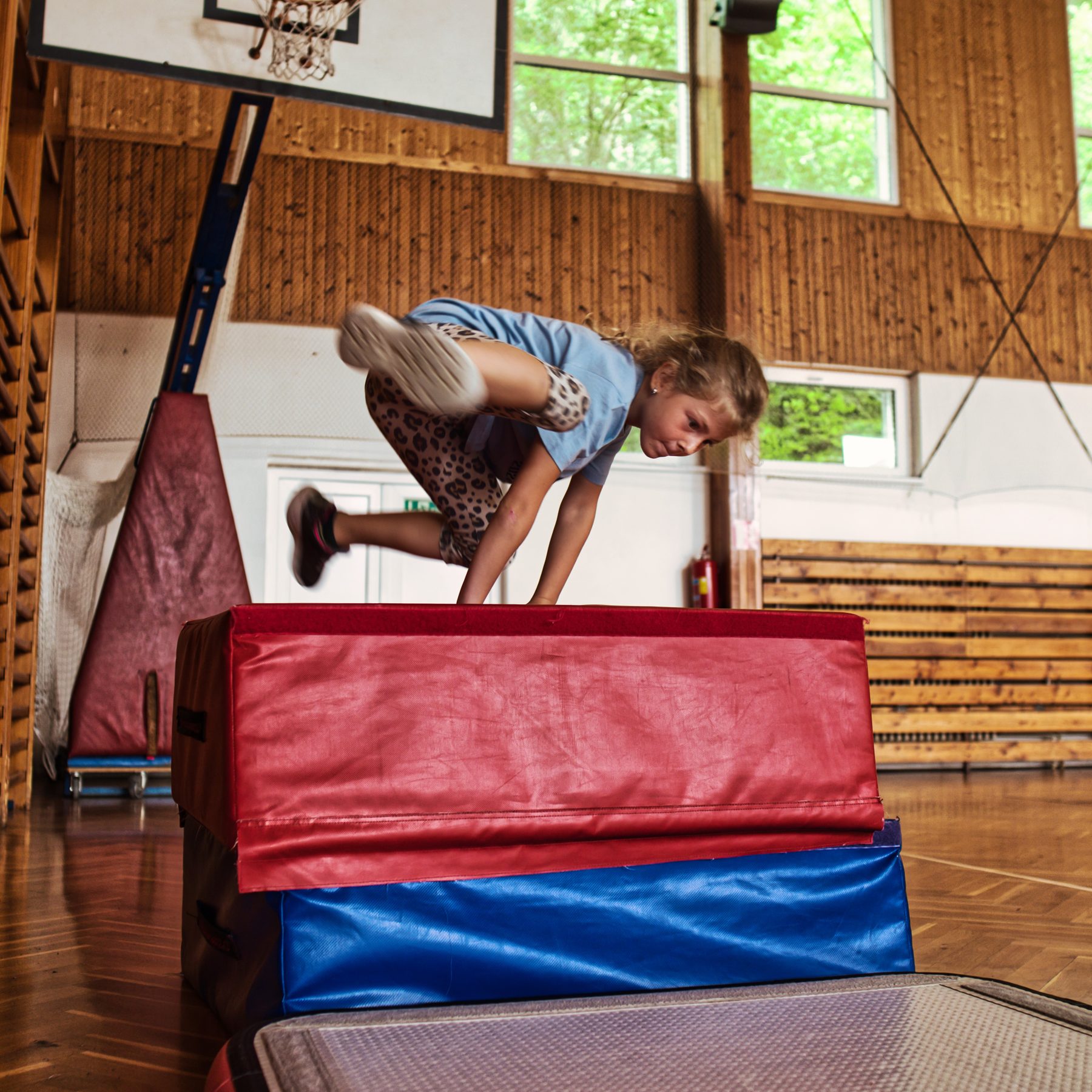 Individuální trénink parkouru
