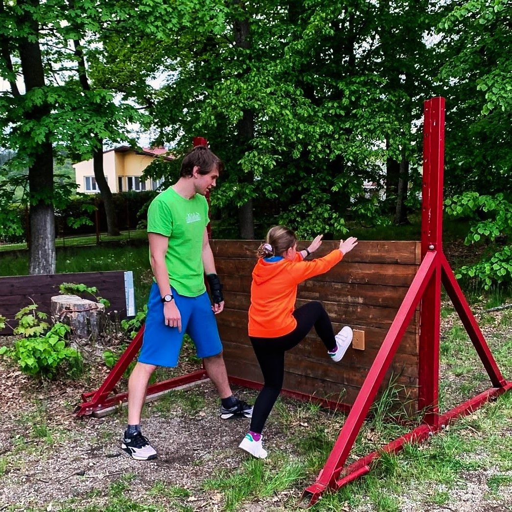 Individuální trénink parkouru